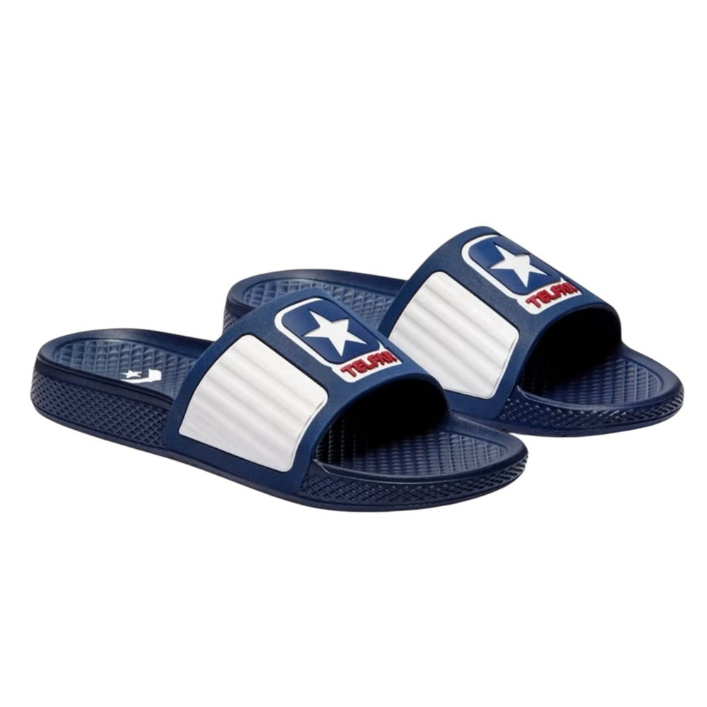 CONVERSE x TELFAR All Star Slide - Navy Peony & White Sz 6 & 7 - Picture 8 of 8